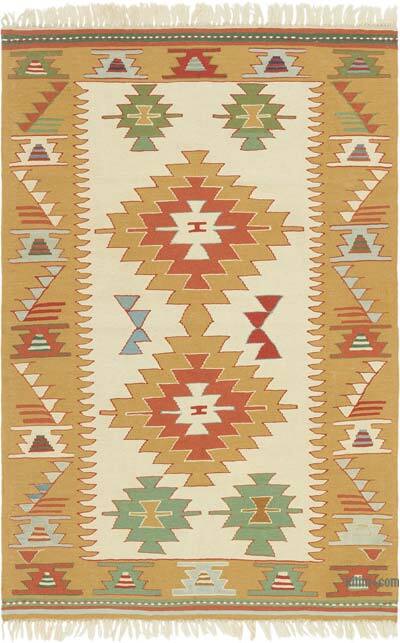 Nueva Alfombra Turca Kilim - 114 cm x 172 cm