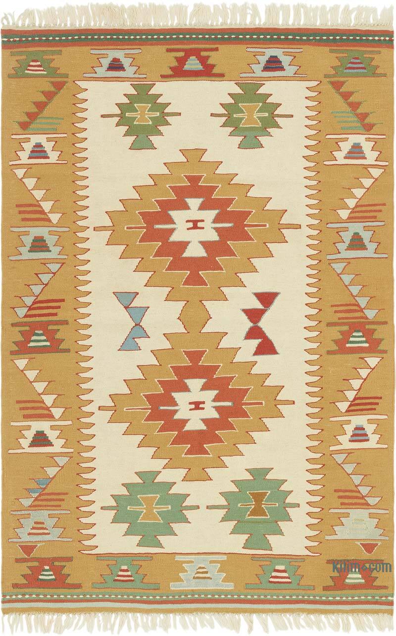 Nueva Alfombra Turca Kilim - 114 cm x 172 cm - K0080462