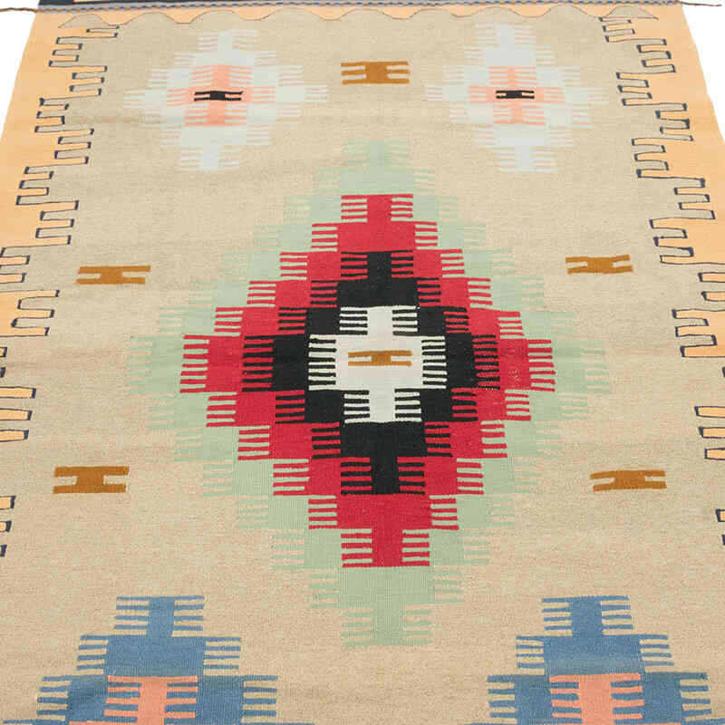 New Handwoven Turkish Kilim Rug - 3' 11" x 5' 10" (47" x 70") - K0080464