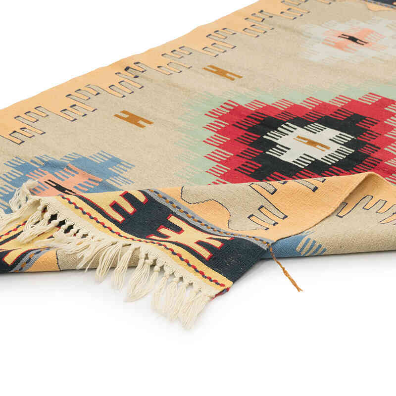 New Handwoven Turkish Kilim Rug - 3' 11" x 5' 10" (47" x 70") - K0080464