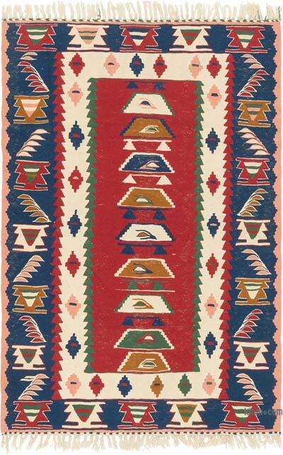 Nueva Alfombra Turca Kilim - 112 cm x 166 cm