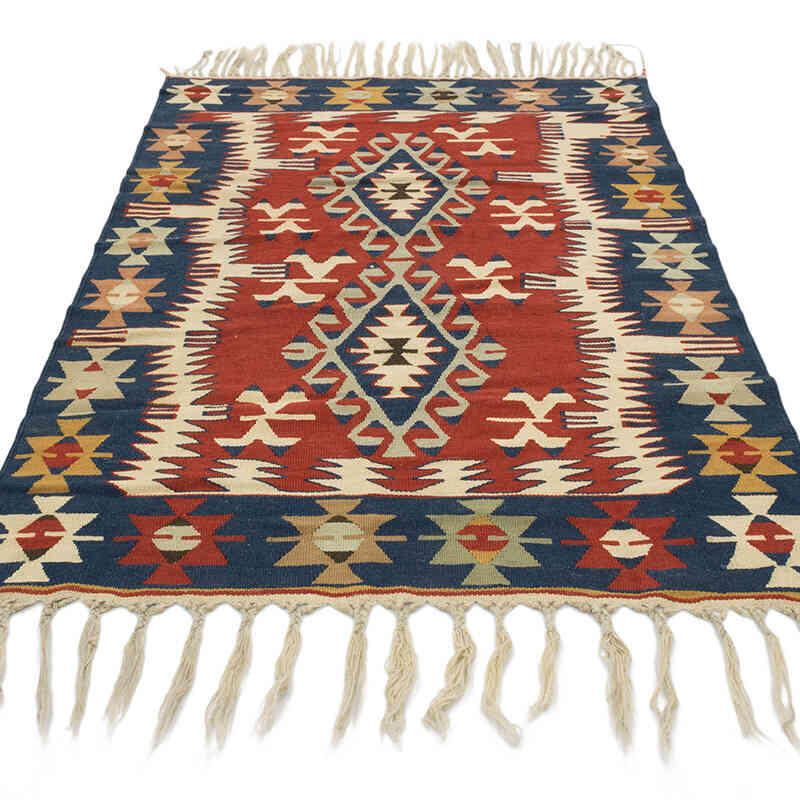 Nueva Alfombra Turca Kilim - 108 cm x 154 cm - K0080468