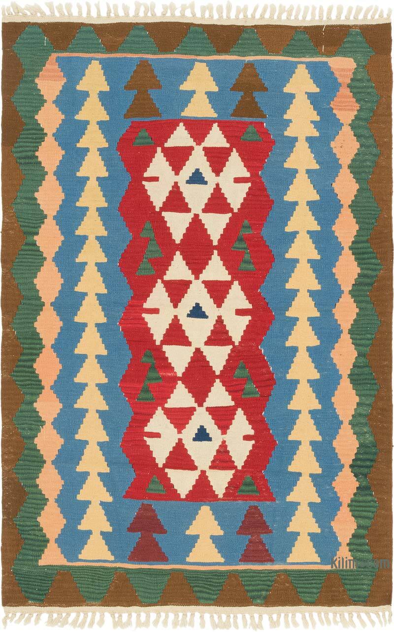 Nueva Alfombra Turca Kilim - 122 cm x 180 cm - K0080470