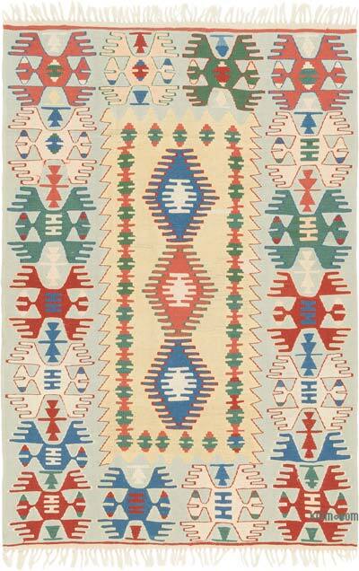 New Handwoven Turkish Kilim Rug - 3' 11" x 5' 10" (47" x 70")