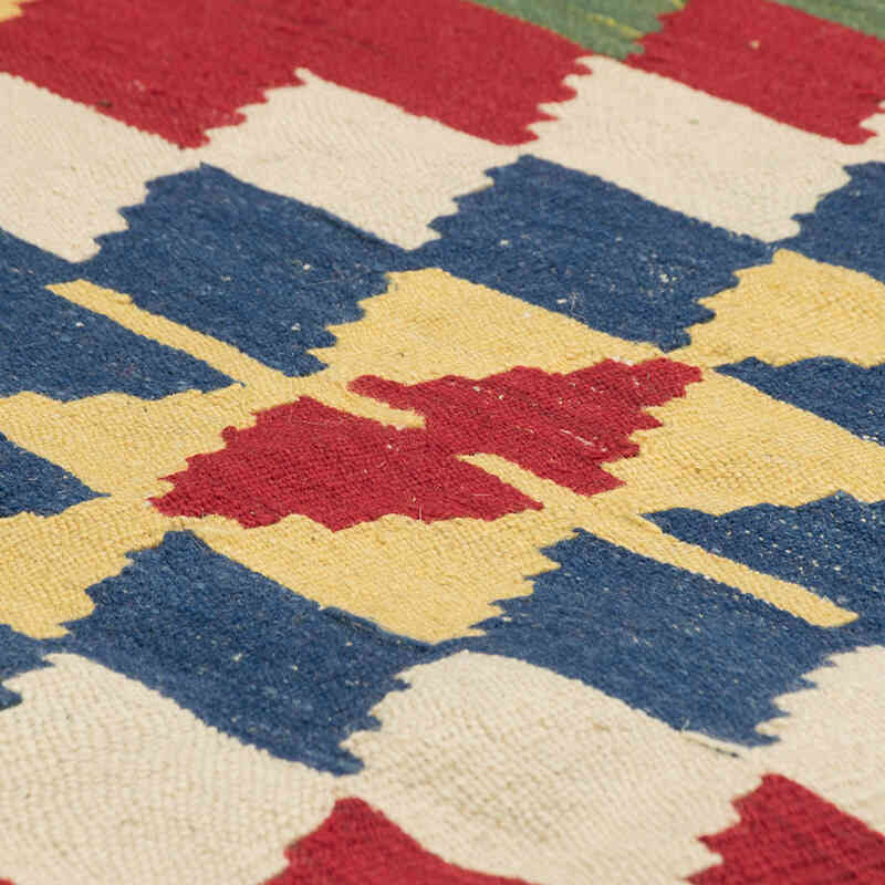 Yeni Kök Boya El Dokuma Kilim - 114 cm x 176 cm - K0080476