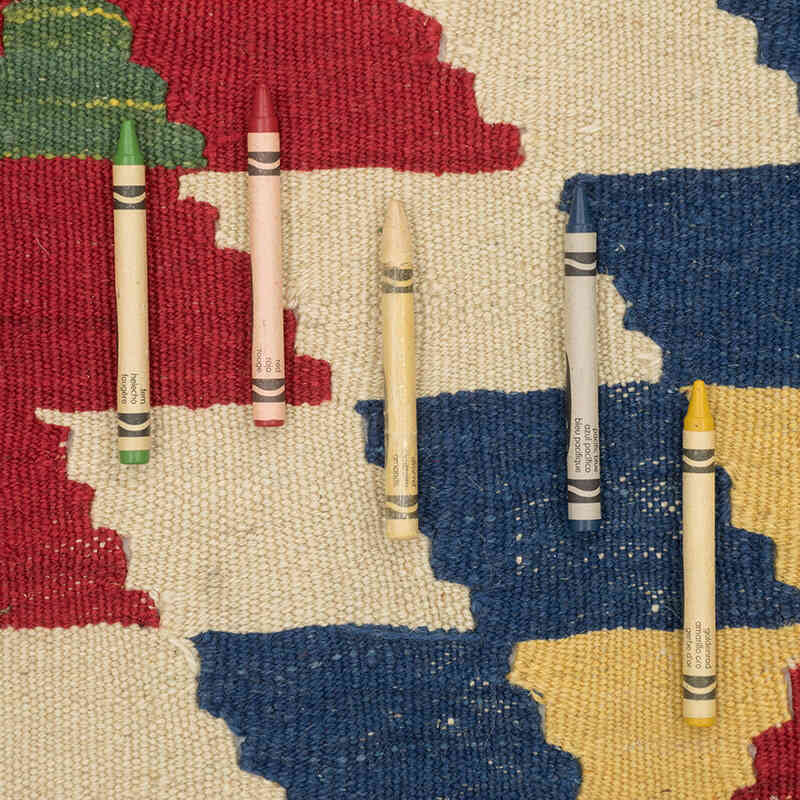 Yeni Kök Boya El Dokuma Kilim - 114 cm x 176 cm - K0080476