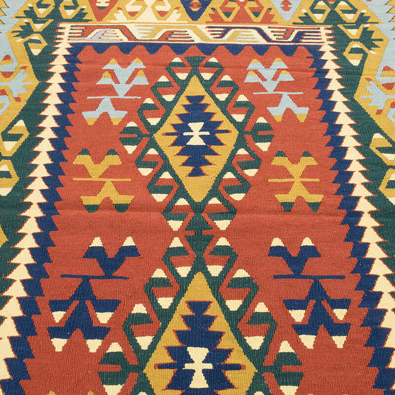 Nueva Alfombra Turca Kilim - 121 cm x 194 cm - K0080477