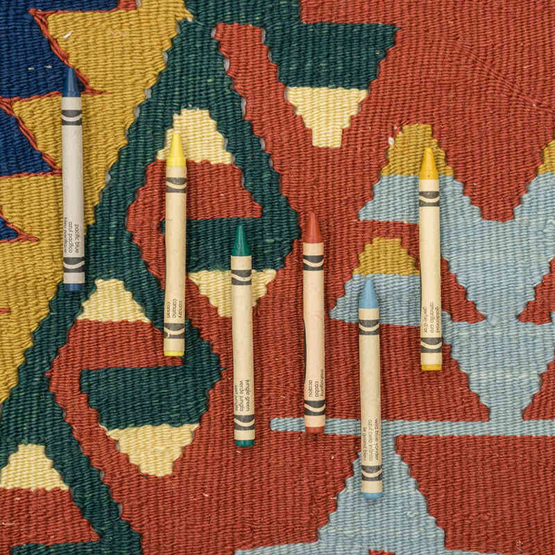 Nueva Alfombra Turca Kilim - 121 cm x 194 cm - K0080477