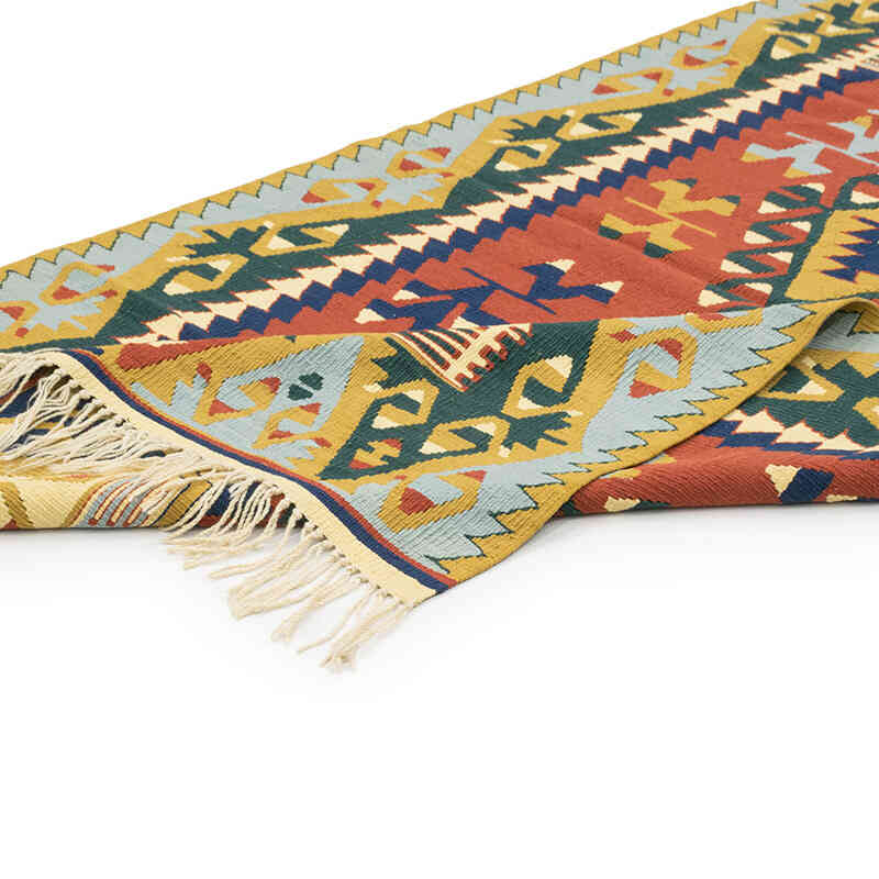 Nueva Alfombra Turca Kilim - 121 cm x 194 cm - K0080477