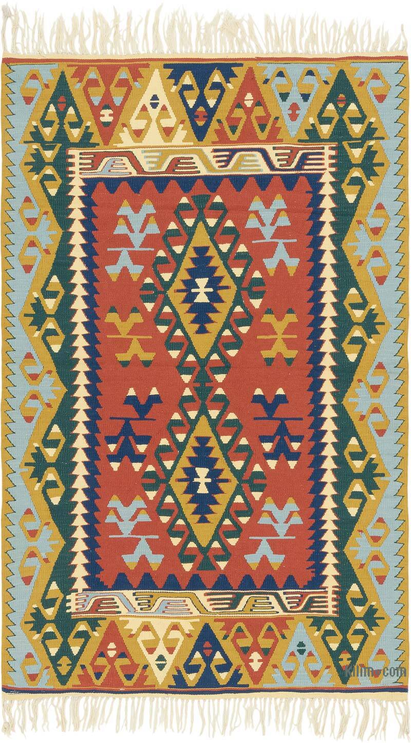 Nueva Alfombra Turca Kilim - 121 cm x 194 cm - K0080477