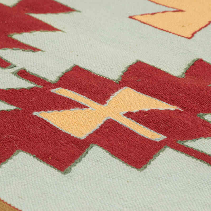New Handwoven Turkish Kilim Rug - 3' 11" x 5' 9" (47" x 69") - K0080478