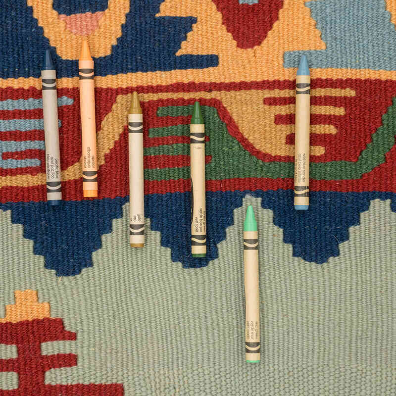 Yeni Kök Boya El Dokuma Kilim - 122 cm x 180 cm - K0080480