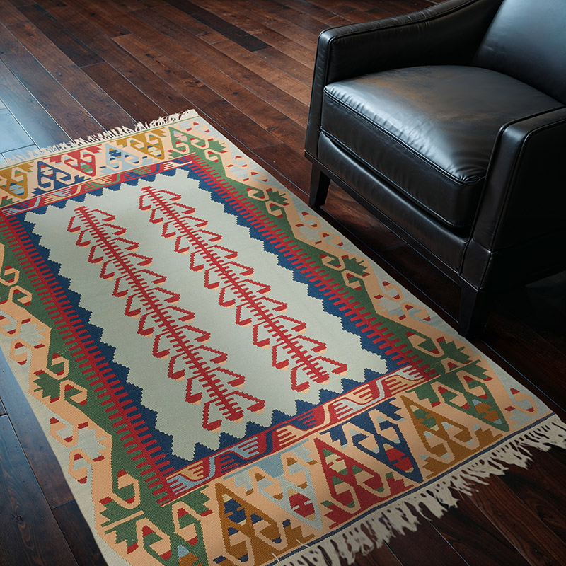 Yeni El Dokuma Türk Kilimi - 122 cm x 180 cm - K0080480