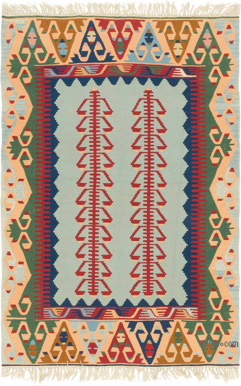 Yeni Kök Boya El Dokuma Kilim - 122 cm x 180 cm - K0080480
