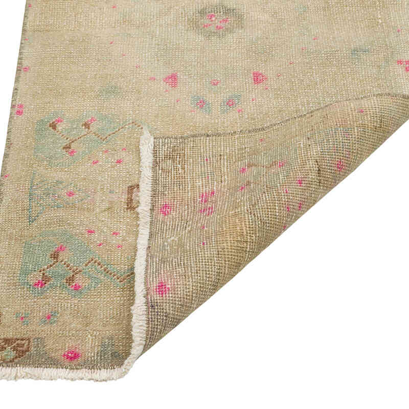 Vintage Turkish Hand-Knotted Rug - 1' 7" x 3' 6" (19" x 42") - K0080486