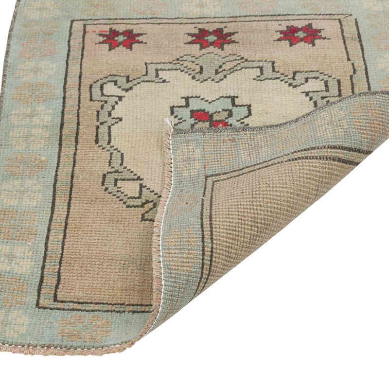 Vintage Turkish Hand-Knotted Rug - 1' 10" x 1' 11" (22" x 23") - K0080491