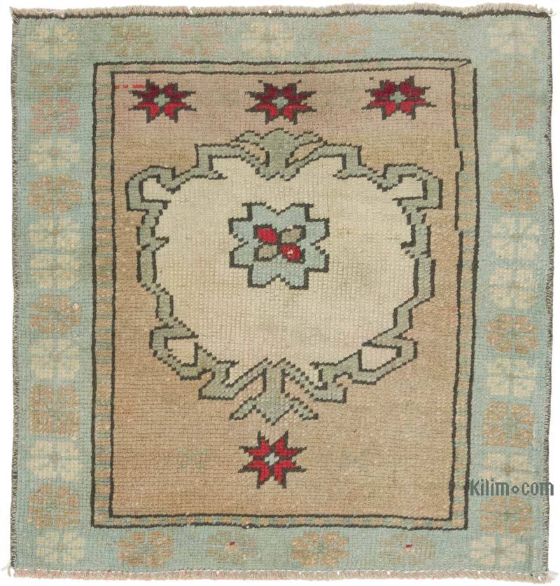 Vintage Turkish Hand-Knotted Rug - 1' 10" x 1' 11" (22" x 23") - K0080491