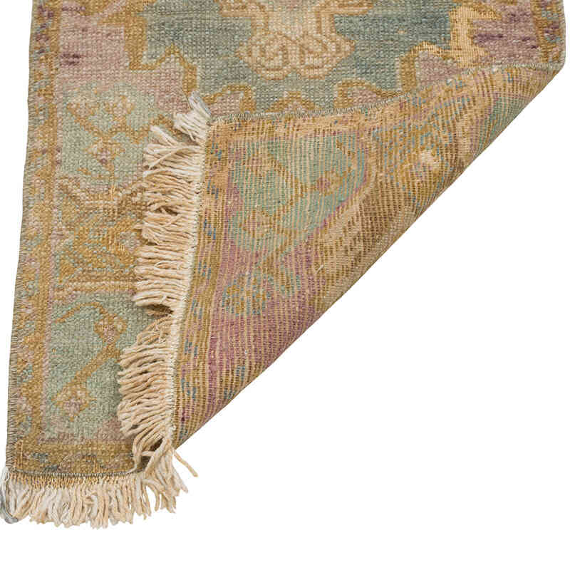 El Dokuma Vintage Halı - 42 cm x 81 cm - K0080492