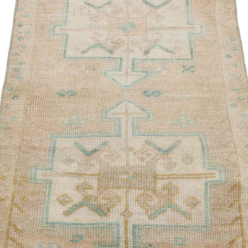 Alfombra Vintage Turca Anudada a Mano - 49 cm x 85 cm - K0080499