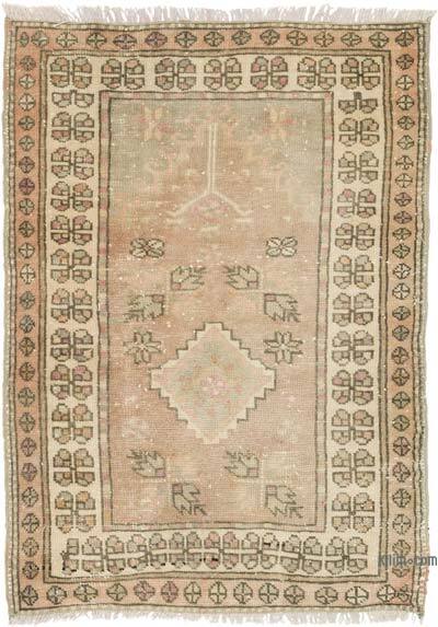 Alfombra Vintage Turca Anudada a Mano - 70 cm x 98 cm