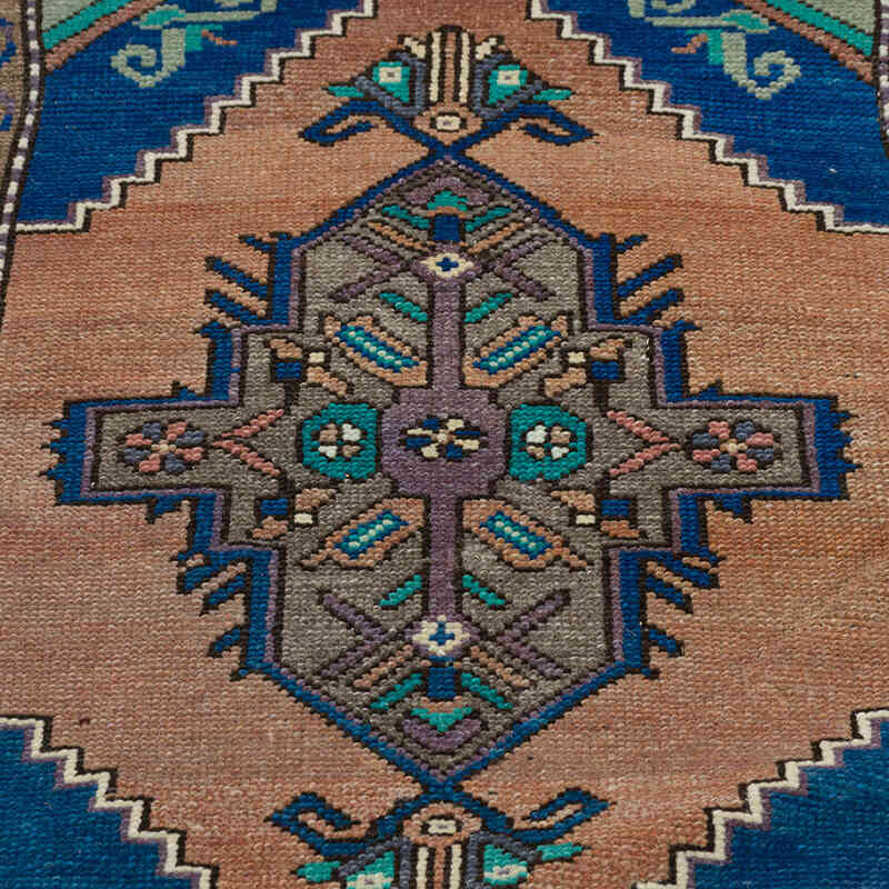 Alfombra Vintage Turca Anudada a Mano - 47 cm x 76 cm - K0080514