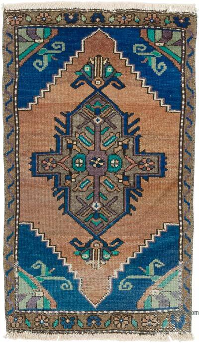 Alfombra Vintage Turca Anudada a Mano - 47 cm x 76 cm