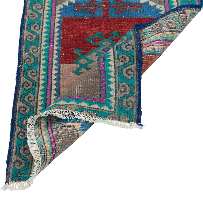 Vintage Turkish Hand-Knotted Rug - 1' 8" x 2' 4" (20" x 28") - K0080515