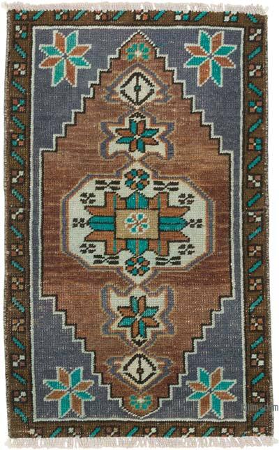 Alfombra Vintage Turca Anudada a Mano - 50 cm x 80 cm