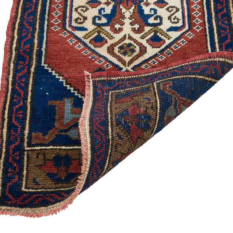 Vintage Turkish Hand-Knotted Rug - 1' 8" x 3' 8" (20" x 44") - K0080517