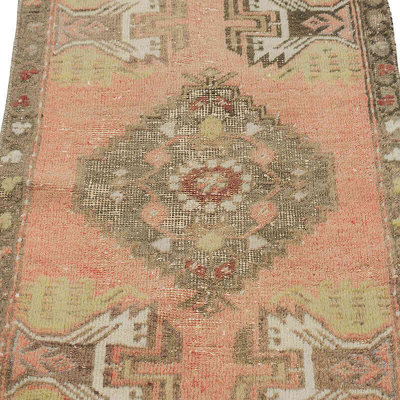 Vintage Turkish Hand-Knotted Rug - 1' 6" x 3'  (18" x 36") - K0080522