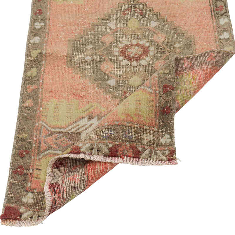 Vintage Turkish Hand-Knotted Rug - 1' 6" x 3'  (18" x 36") - K0080522