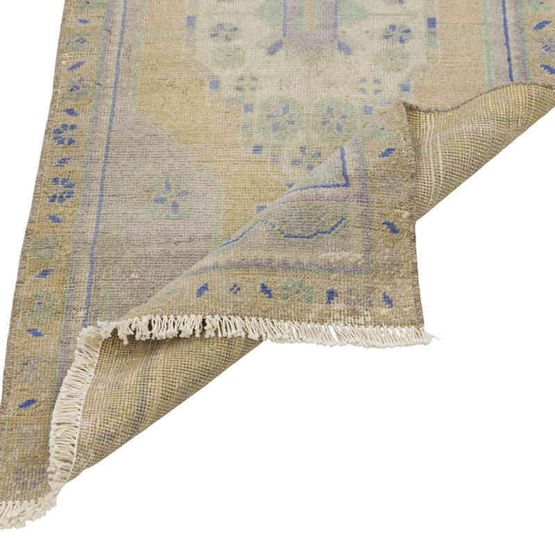 Vintage Turkish Hand-Knotted Rug - 1' 8" x 3' 8" (20" x 44") - K0080524