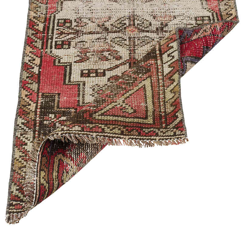 Vintage Turkish Hand-Knotted Rug - 1' 6" x 3' 2" (18" x 38") - K0080525