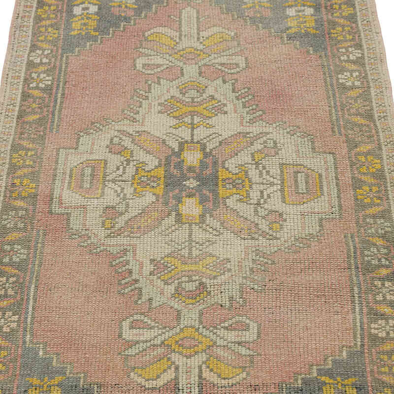 Vintage Turkish Hand-Knotted Rug - 1' 10" x 3' 10" (22" x 46") - K0080535