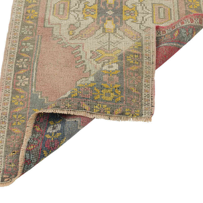 Vintage Turkish Hand-Knotted Rug - 1' 10" x 3' 10" (22" x 46") - K0080535