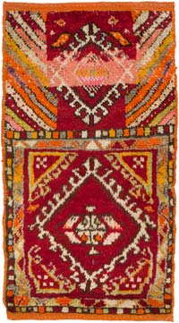 El Dokuma Vintage Halı - 48 cm x 91 cm