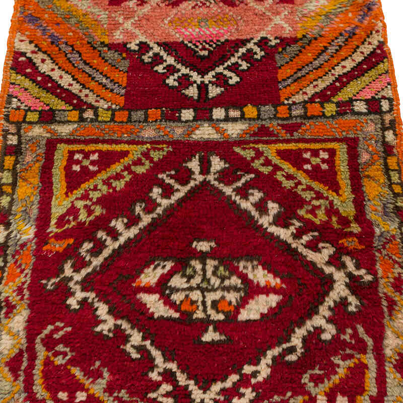 Alfombra Vintage Turca Anudada a Mano - 48 cm x 91 cm - K0080540