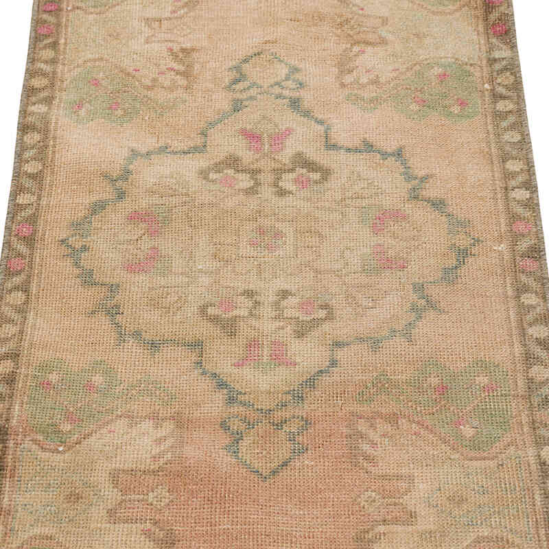 El Dokuma Vintage Halı - 50 cm x 105 cm - K0080554