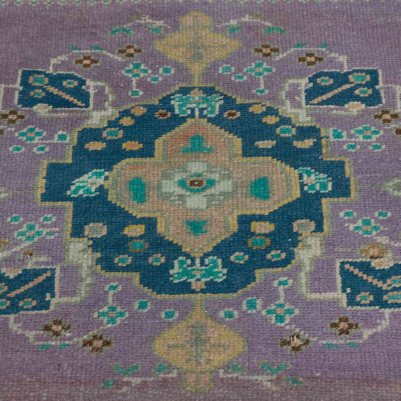 Alfombra Vintage Turca Anudada a Mano - 71 cm x 65 cm - K0080556