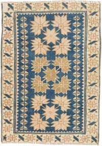 El Dokuma Vintage Halı - 53 cm x 75 cm