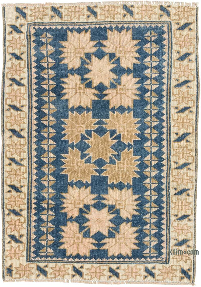 El Dokuma Vintage Halı - 53 cm x 75 cm - K0080561