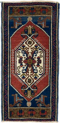 El Dokuma Vintage Halı - 52 cm x 105 cm