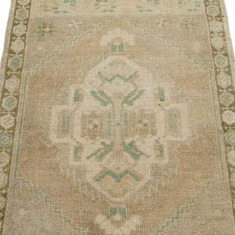 Vintage Turkish Hand-Knotted Rug - 1' 11" x 3' 2" (23" x 38") - K0080574