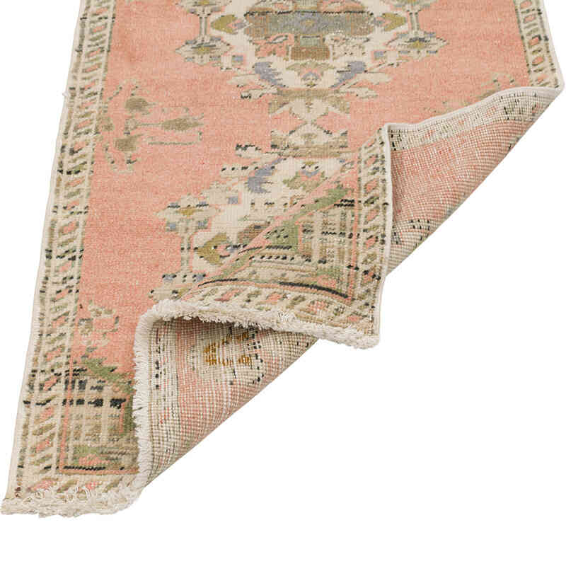 El Dokuma Vintage Halı - 56 cm x 87 cm - K0080575