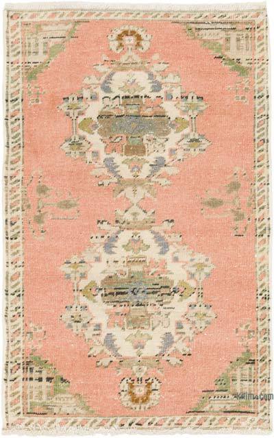 Vintage Turkish Hand-Knotted Rug - 1' 10" x 2' 10" (22" x 34")