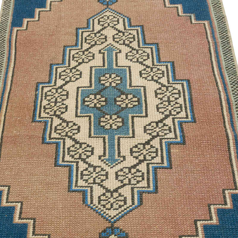 Vintage Turkish Hand-Knotted Rug - 2'  x 4' 1" (24" x 49") - K0080582
