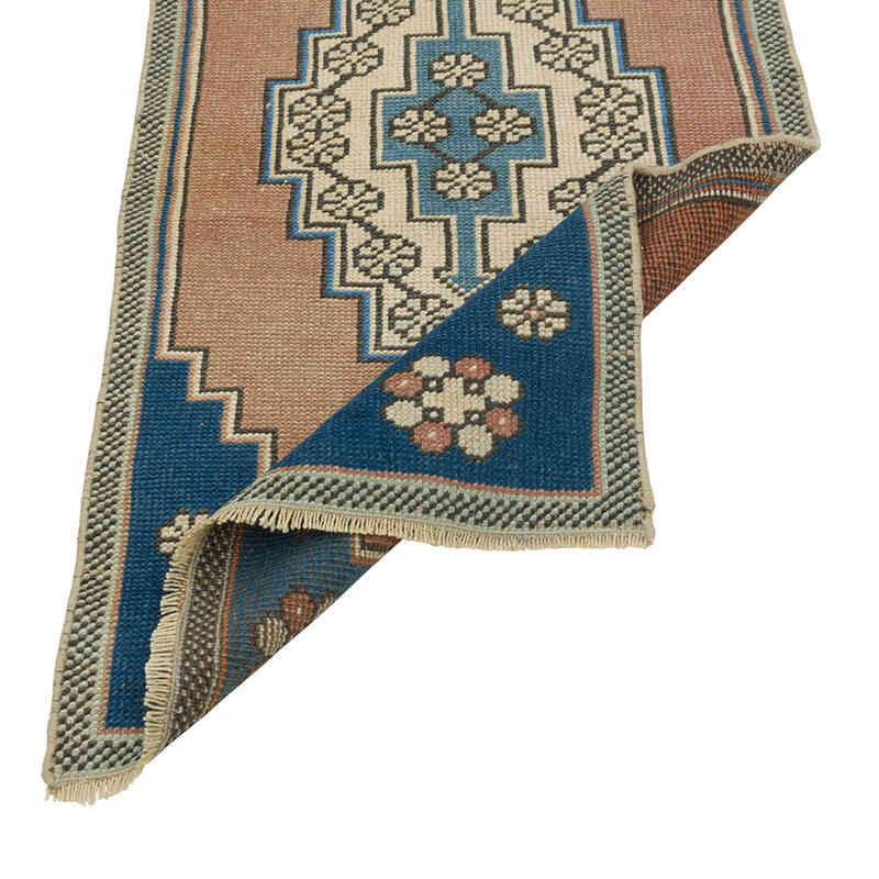 Vintage Turkish Hand-Knotted Rug - 2'  x 4' 1" (24" x 49") - K0080582