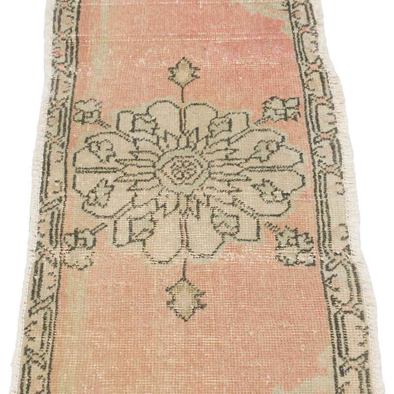 El Dokuma Vintage Halı - 40 cm x 136 cm - K0080585