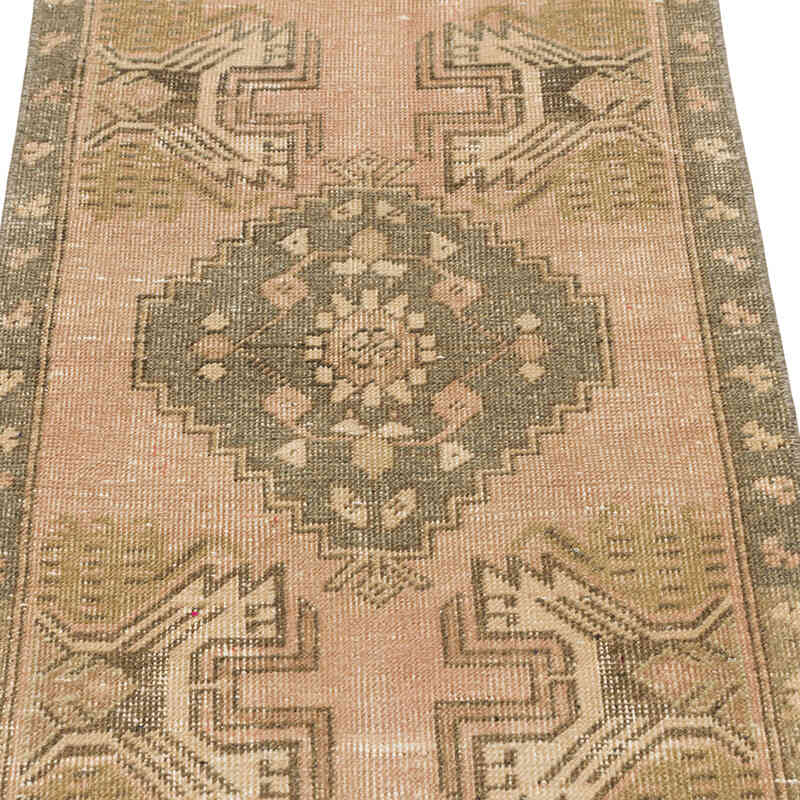 Alfombra Vintage Turca Anudada a Mano - 50 cm x 91 cm - K0080592