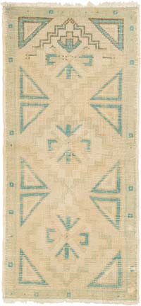 El Dokuma Vintage Halı - 50 cm x 108 cm